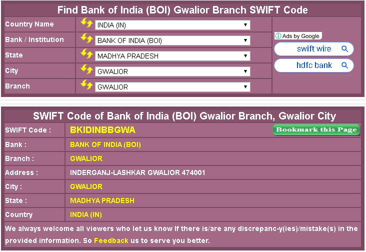 Swift Code क्या होता हे और किसी Bank का Swift Code हम कैसे पता कर सकते हैं ?